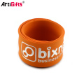 Cheap Custom silicone rubber slap bracelet
